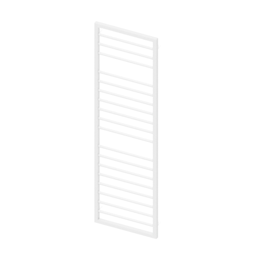 Product Cut out image of the Abacus Elegance Metro Matt White 1655mm x 500mm Towel Warmer